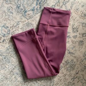 Lulu lemon pace rival crop leggings size 6